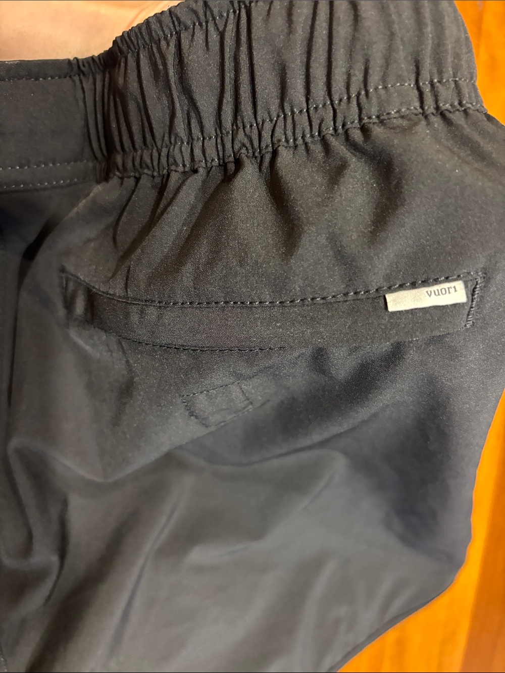 Vuori Men's Black Shorts with Drawstring Waist - Picture 6 of 9